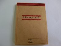 図書貸出しカードがメモ帳になった♪ちびメモ　オリジナル