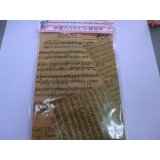 筋入り　平袋　楽譜
