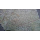 コラージュペーパー　世界地図