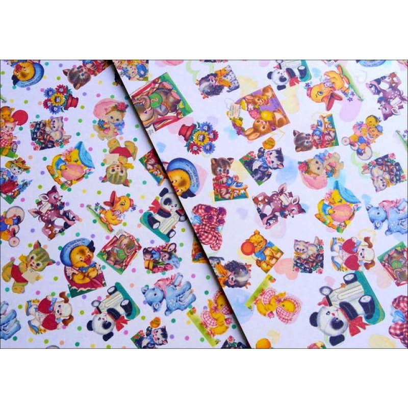 画像3: 第2弾！厚紙＊レトロアニマル＊台紙＊コラージュ　オリジナル