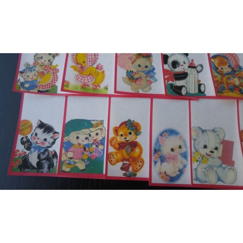 画像5: おすそ分けファイルなどに♪　レトロアニマル　第２弾　折り紙♪　オリジナル