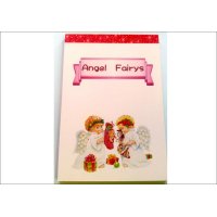 オリジナルメモ帳　Angel　fairys　ピンク