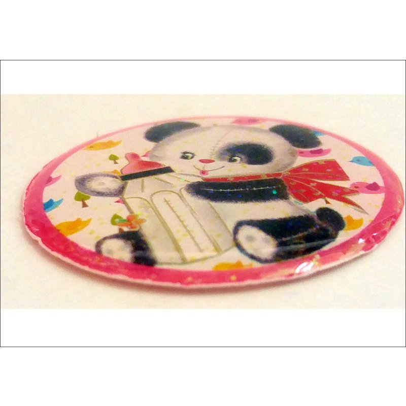 画像3: ラメ入り　ぷっくりシール♪　レトロアニマル(^_^)v　オリジナル