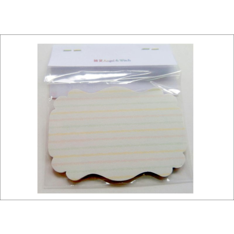 画像6: 天使＊リボン型＊ミニメッセージカード＊3種セット＊オリジナル