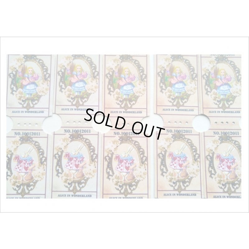 画像3: チケットタグ＊アリス＊栞＊値札＊ラッピングに♪　オリジナル