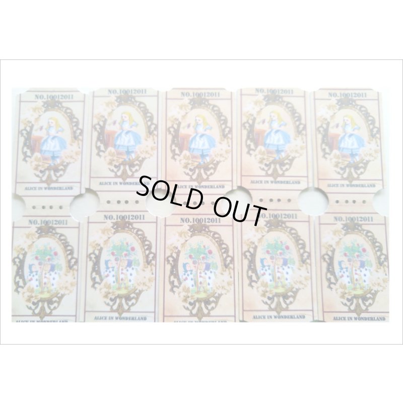 画像5: チケットタグ＊アリス＊栞＊値札＊ラッピングに♪　オリジナル