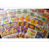 フルーツラベル＊平袋＊ツヤがある紙＊大きめ☆　オリジナル