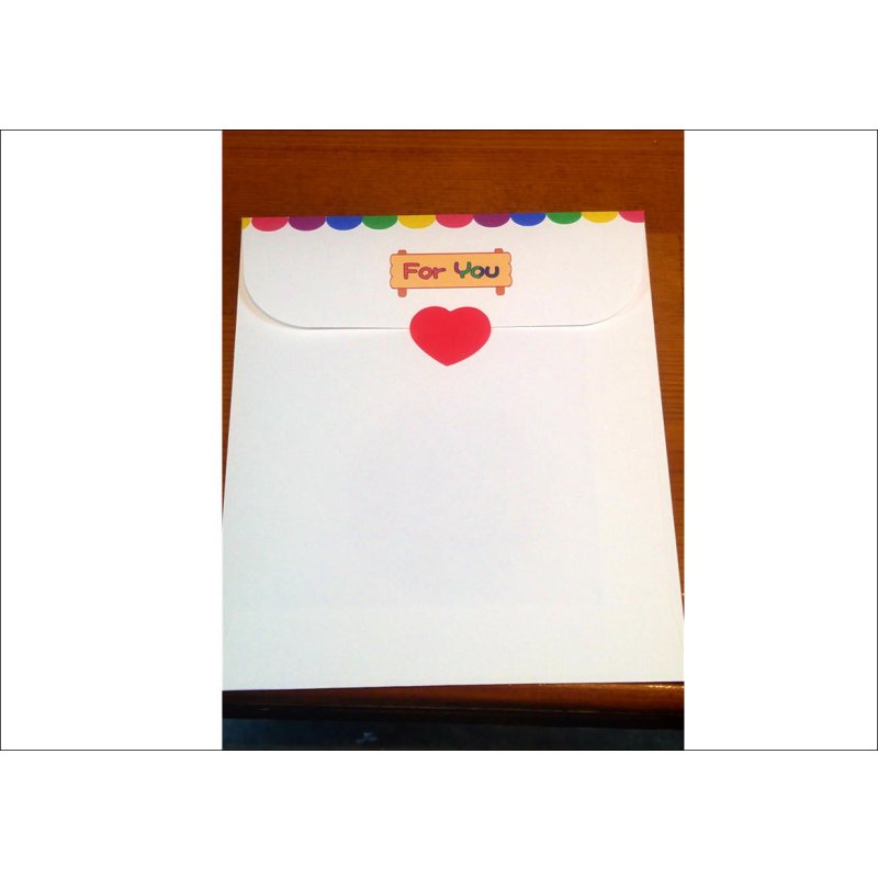 画像5: レトロ　穴あき封筒入り　光沢シールセット♪　オリジナル