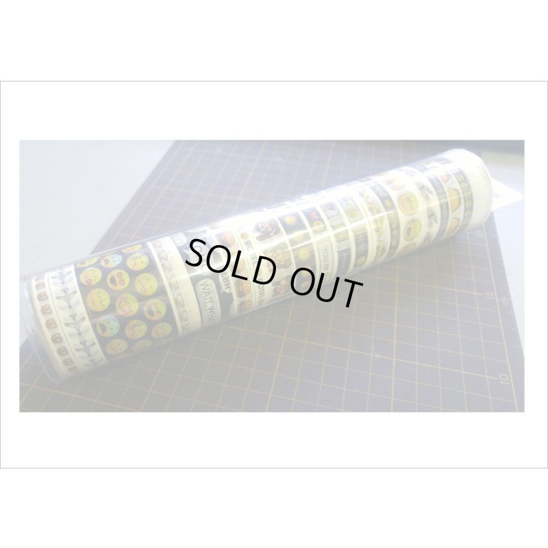 画像10: 顏文字　絵文字　豪華１５巻セット♪海外マステ　クリックポスト不可