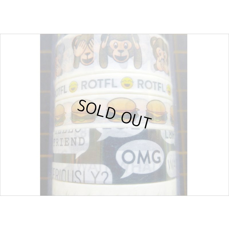 画像6: 顏文字　絵文字　豪華１５巻セット♪海外マステ　クリックポスト不可