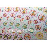 厚紙＊しゃぼん玉レトロアニマル＊ピンク＊台紙＊コラージュ＊　オリジナル