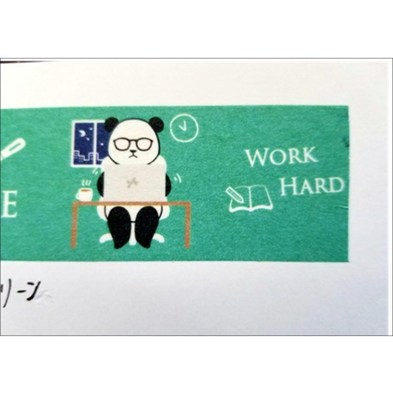 画像3: パンダ　グリーン　BGM　マステ　♪　クリックポスト不可　