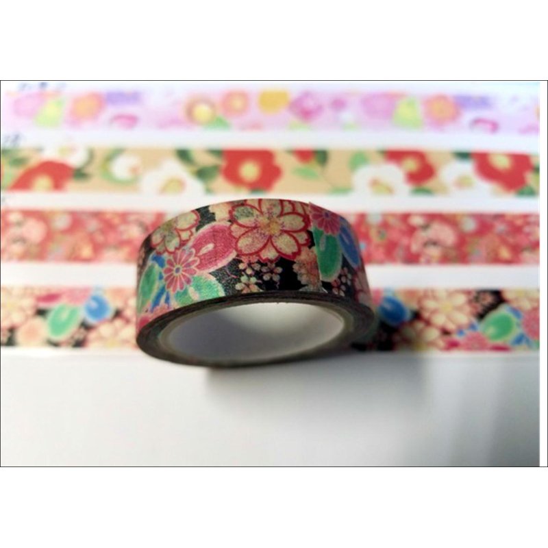 画像1: 「梅桜」　Kimono　美　（きものび）マスキングテープ