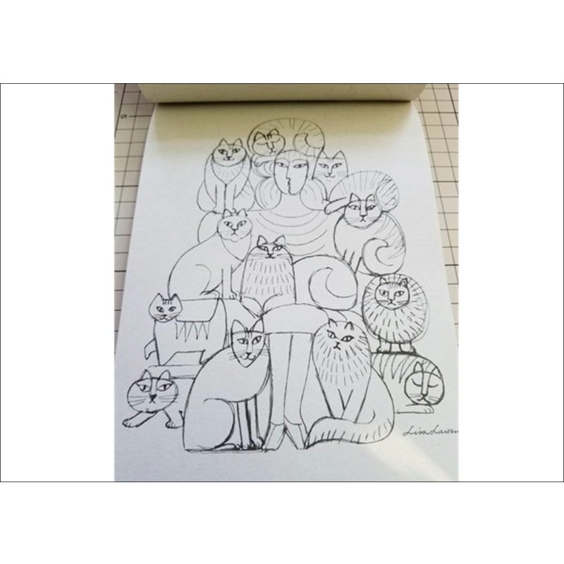 画像14: 便せんになったよ★リサ・ラーソン★　100枚レターブック　