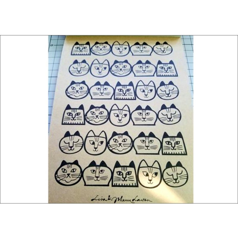 画像11: 便せんになったよ★リサ・ラーソン★　100枚レターブック　