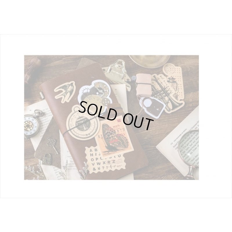 画像5: ジャンクジャーナルシールセット　セピア　海外シール