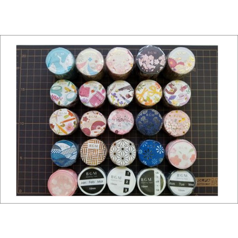 画像6: 大和物語　花見時　箔押し　BGM　マステ　♪