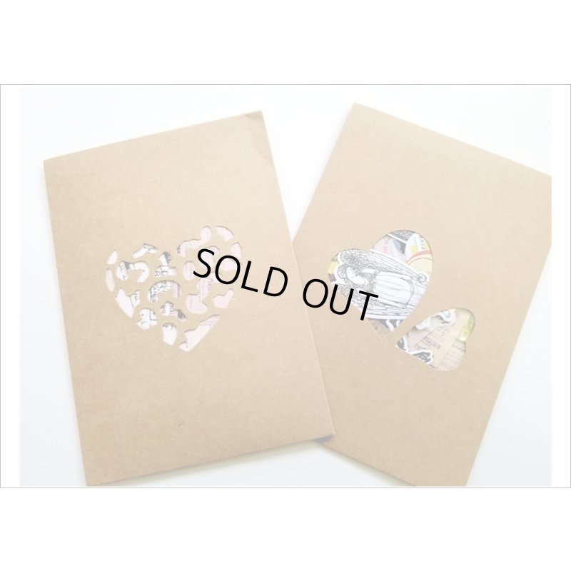 画像7: ◆窓付き（ダブルハート）封筒入りシールステッカーセット　B　◆　５２枚入り