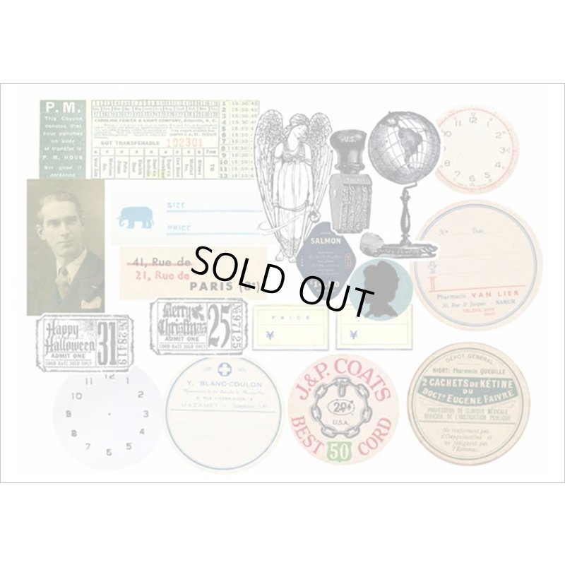 画像11: ◆窓付き（ダブルハート）封筒入りシールステッカーセット　B　◆　５２枚入り