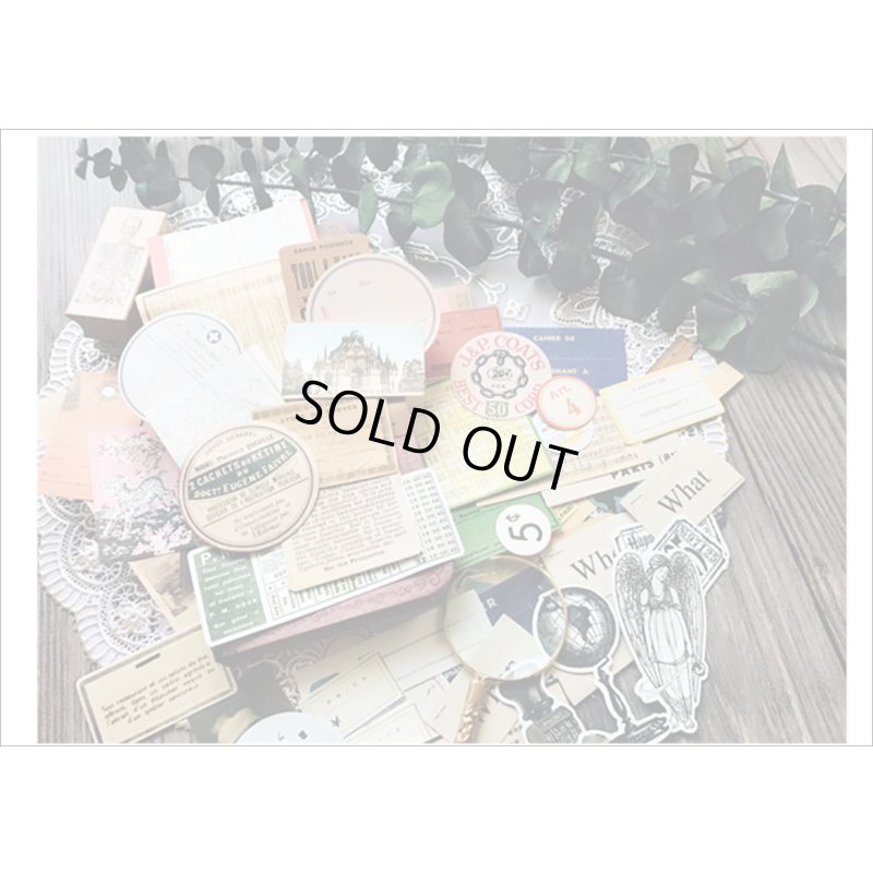 画像10: ◆窓付き（ダブルハート）封筒入りシールステッカーセット　B　◆　５２枚入り