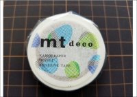 ストーン・ブルー　ｍｔ　deco　新作マステ♪