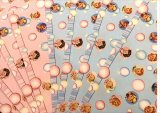 しゃぼん玉＊レトロガール＆ボーイ＊コラージュペーパー＊D＊2色入り＊オリジナル