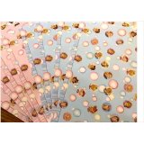 しゃぼん玉＊レトロガール＆ボーイ＊コラージュペーパー＊B＊2色入り＊オリジナル