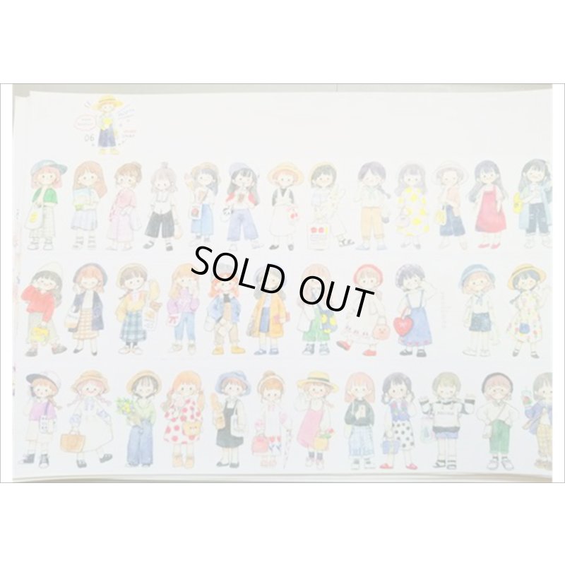 画像10: 【molinta】（モリンタ）マスキングテープ　女の子　幅広　　クリックポスト不可