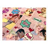 Kiss♥アメリカン♪大きいコラージュペーパー　オリジナル
