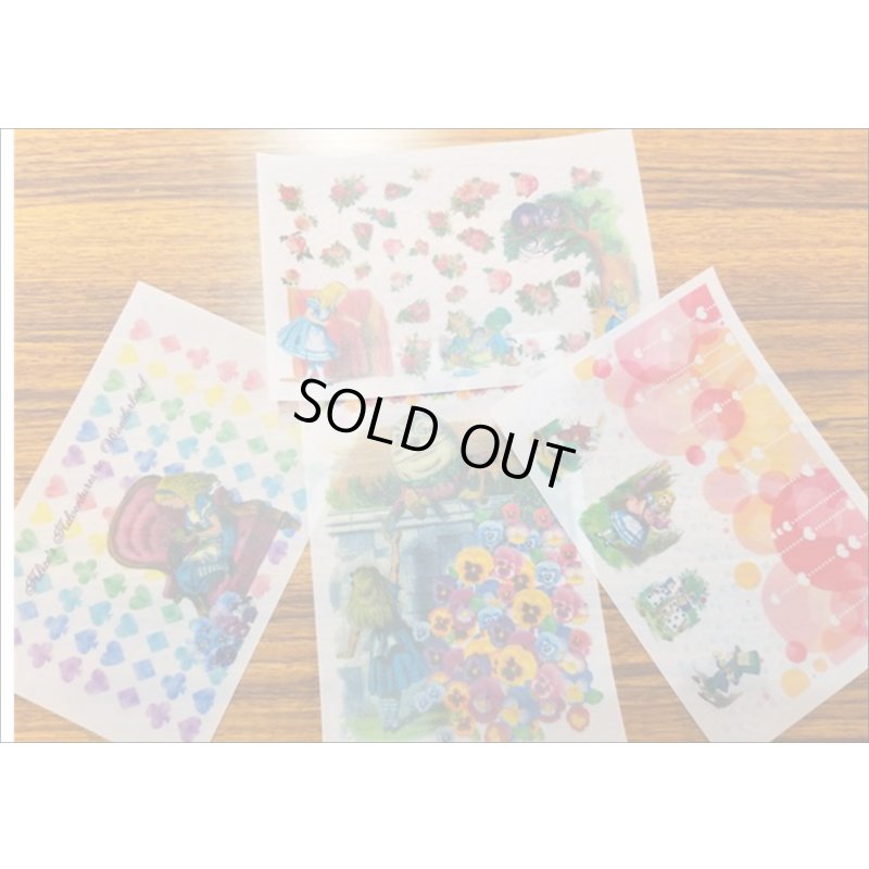 画像4: アリスだらけ！オリジナルセット＊ダイカットシール付き♪