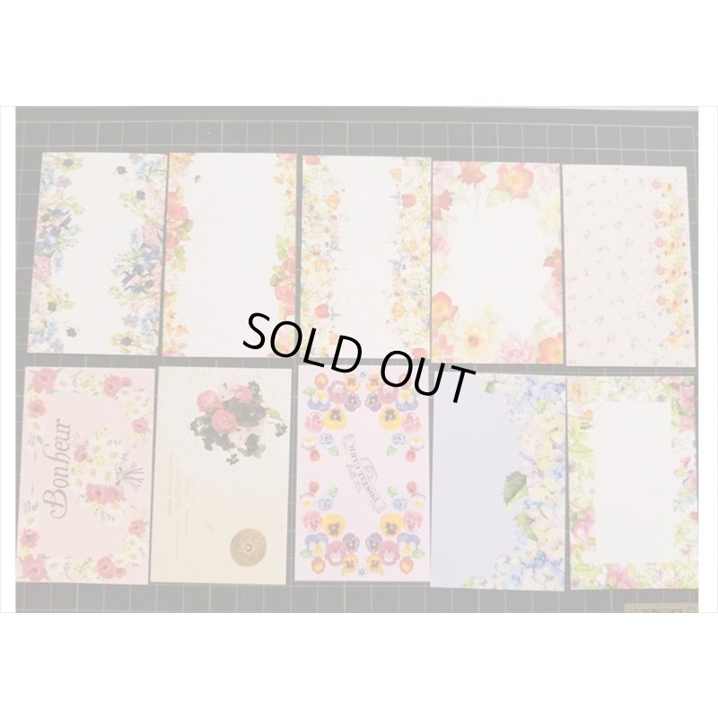 画像7: ★第７弾★　BOX入り　メモ★フラワー洋書　６０枚入り♪　オリジナル