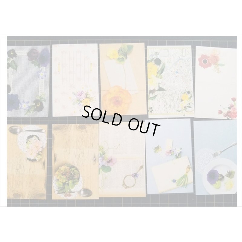 画像8: ★第７弾★　BOX入り　メモ★フラワー洋書　６０枚入り♪　オリジナル