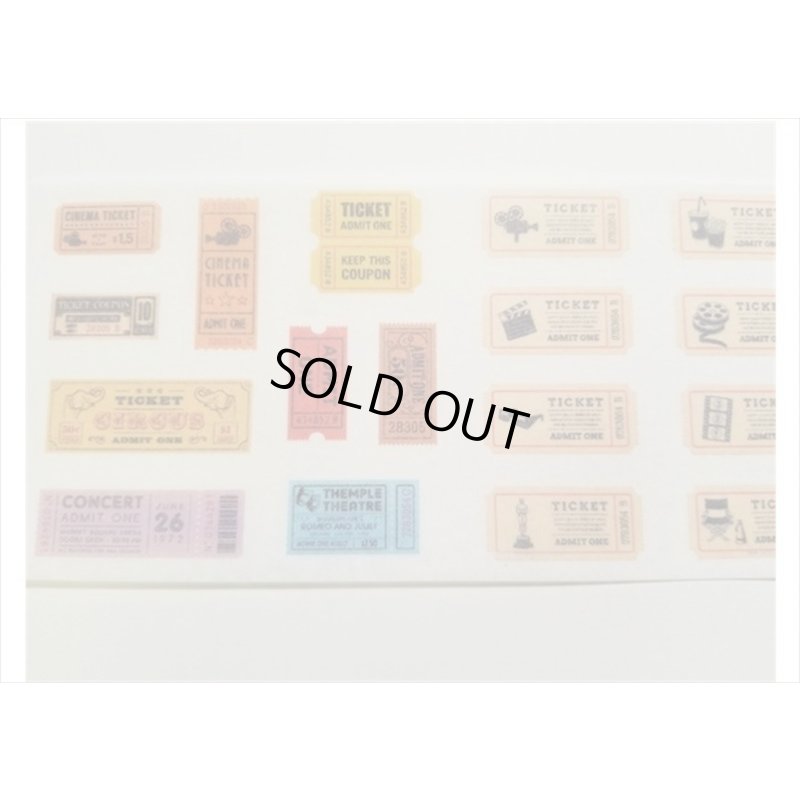 画像3: フェスティバルチケット　和紙シール　４シート入り