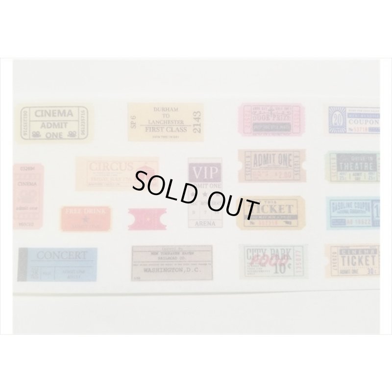 画像5: フェスティバルチケット　和紙シール　４シート入り