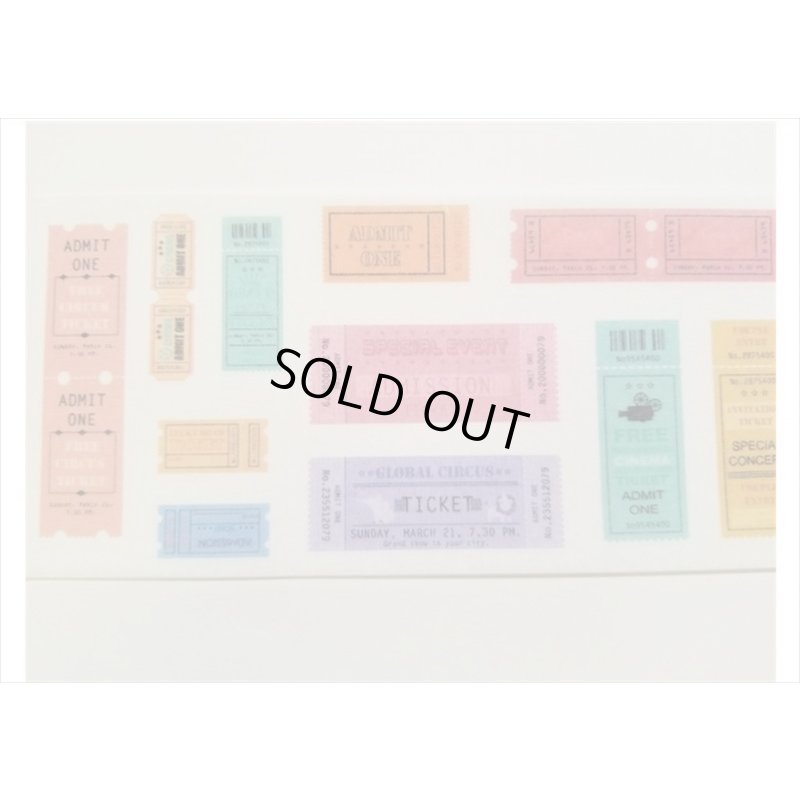 画像4: フェスティバルチケット　和紙シール　４シート入り