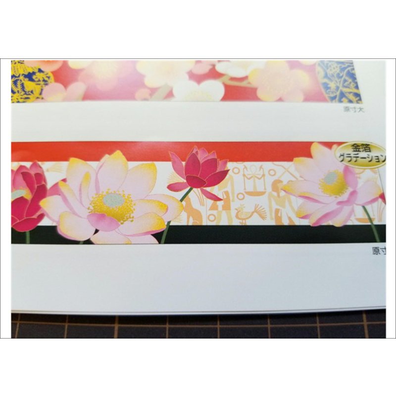 画像4: 「ハス」 美MONDE(エジプト)マスキングテープ 金箔