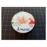 「デイジー」　美MONDE（イタリア）マスキングテープ　金箔