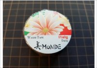 「デイジー」　美MONDE（イタリア）マスキングテープ　金箔