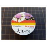 「ヤグルマギク」　美MONDE（ドイツ）マスキングテープ　金箔