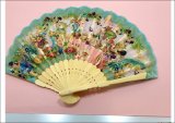 ★在庫一掃　処分品★　アリス柄　扇子　ブルー♪