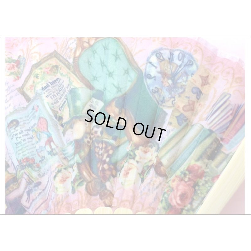 画像5: ★在庫一掃　処分品★　アリス柄　扇子　ピンク♪