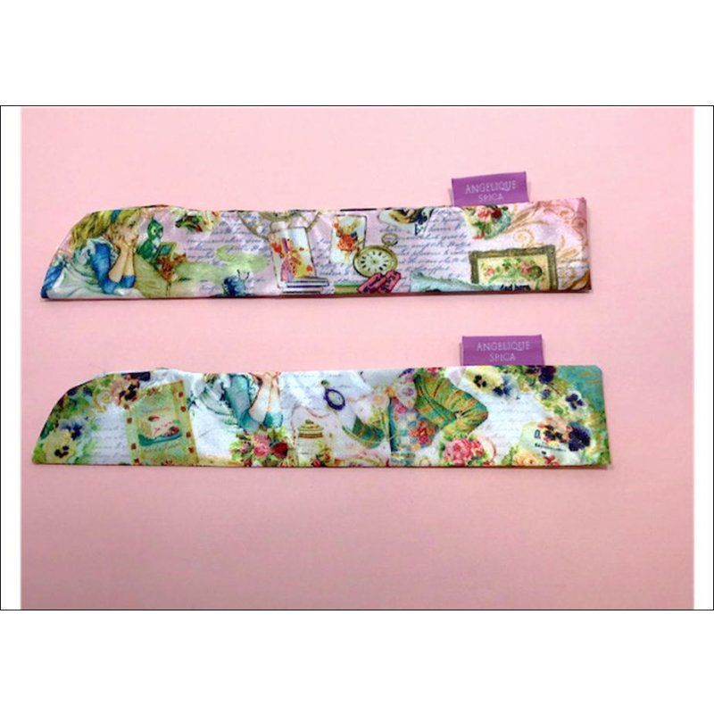 画像7: ★在庫一掃　処分品★　アリス柄　扇子　ブルー♪