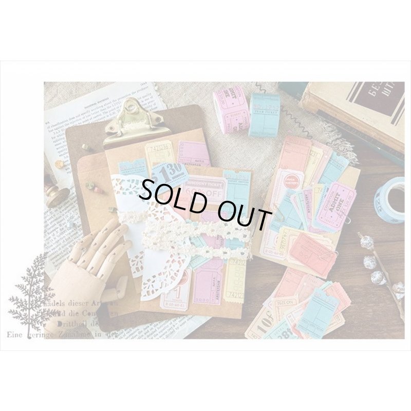 画像7: チケットシリーズ　ブルー　＄　＊海外マステ　クリックポスト不可