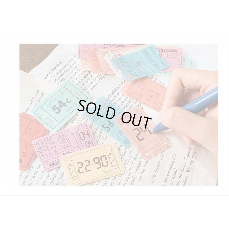 画像10: チケットシリーズ　ブルー　＄　＊海外マステ　クリックポスト不可