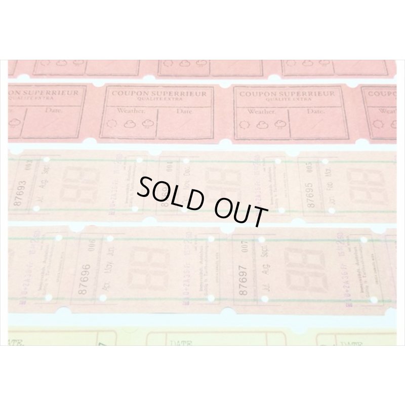 画像4: チケットシリーズ　タイムスケジュールチケット　＊海外マステ　クリックポスト不可