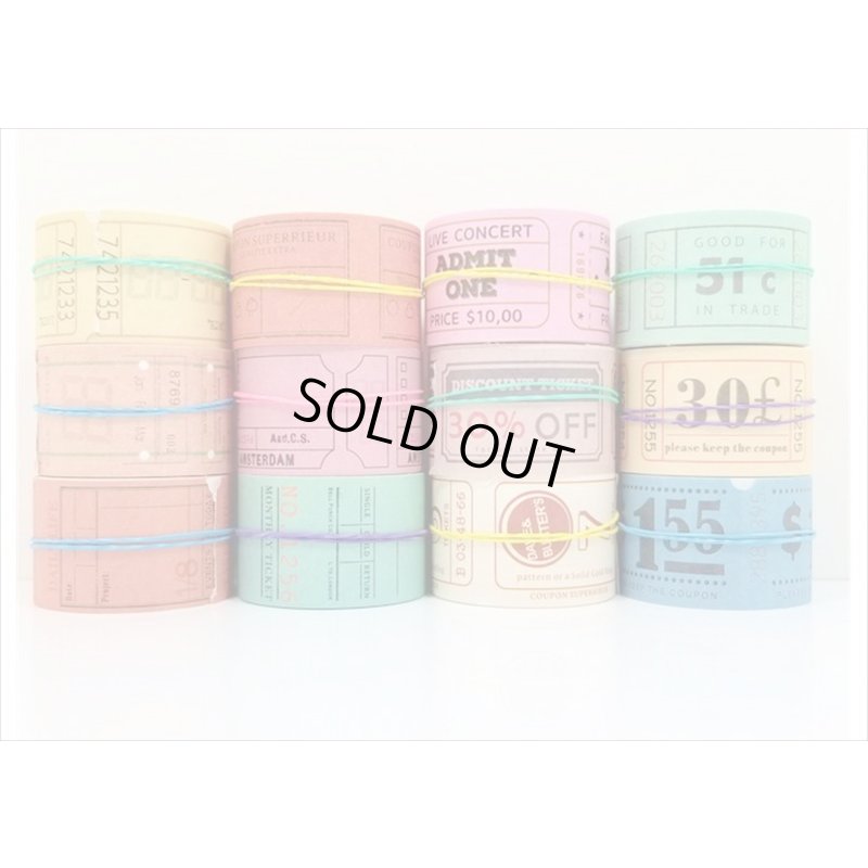 画像6: チケットシリーズ　ブルー　＄　＊海外マステ　クリックポスト不可