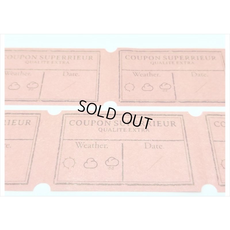 画像3: チケットシリーズ　ウェザー　クーポンチケット　＊海外マステ　クリックポスト不可