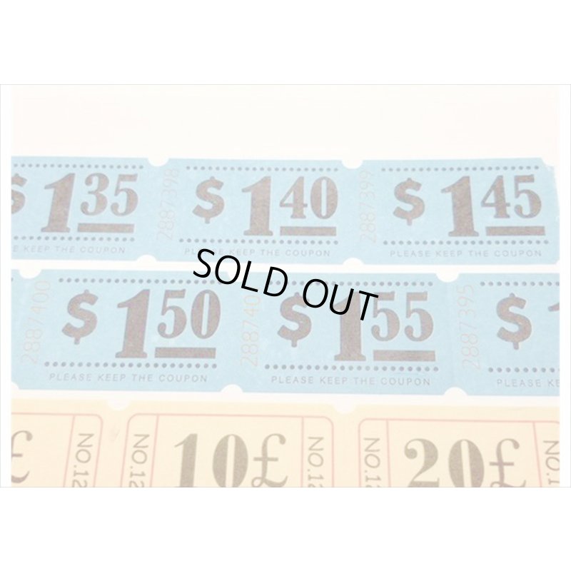 画像5: チケットシリーズ　ブルー　＄　＊海外マステ　クリックポスト不可