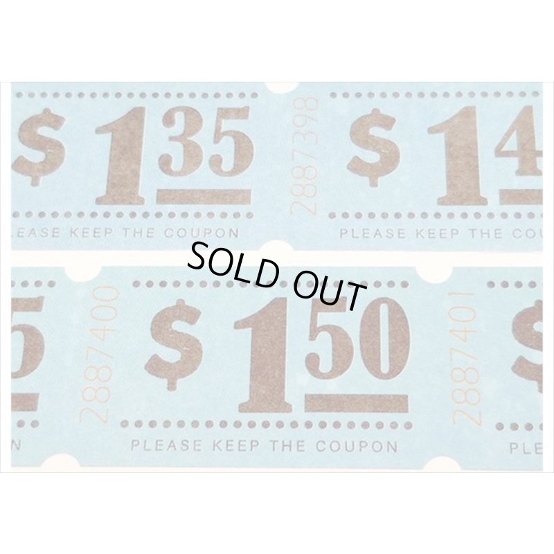 画像3: チケットシリーズ　ブルー　＄　＊海外マステ　クリックポスト不可