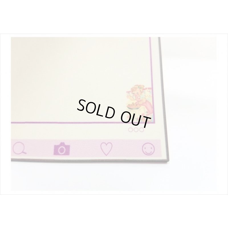 画像11: ♡レトロガール♡　インスタ風ミニメモ帳♪　オリジナル